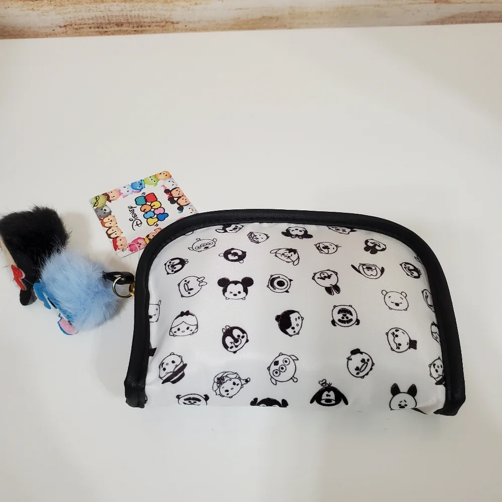 NWT Disney TSUM TSUM Cosmetic Zipper Bag 2 Piece Set - Picture 8 of 9